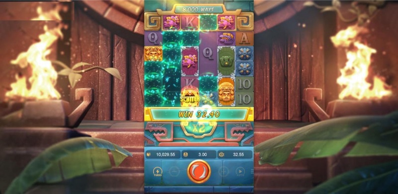 Giao diện chính của game chia làm 6 hàng ngang và 6 hàng dọc